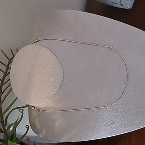 Alex and Ani Gold Beaded Necklace